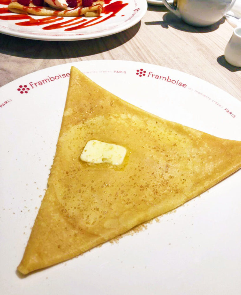 ブラウンシュガーのクレープ